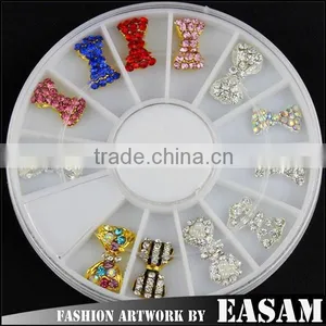 Easam Hot 12 Different Bow Nail Decoration Wheel thumbnail-1