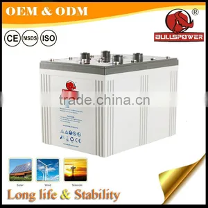 Renewable Energy Telcom Battery 2V 2000Ah 6fm20 Industrial Stationary Battery thumbnail-1