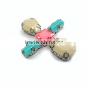 D Shape Claw Silk Material Use Shawl Beads Colorful Sew on Jeweled Garment Use thumbnail-1