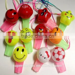 High Quality Wholesale Cheap Kids Plastic Led Whistle thumbnail-2
