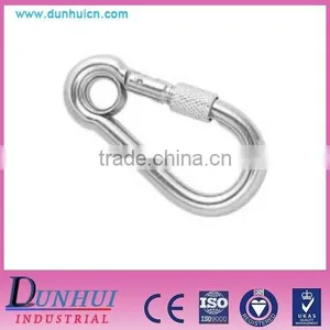 Factory Direct Sale Spring Hook With Safety Nut&Eyelet thumbnail-1