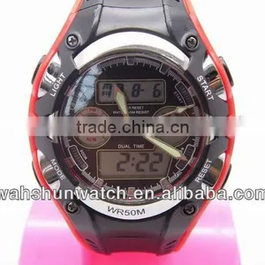 New Arrival !!2013 Double Movement Watch,digital Analog Watch Factory thumbnail-1