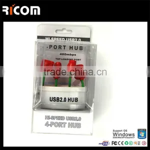 4 Port Usb Rose Design Hub thumbnail-6