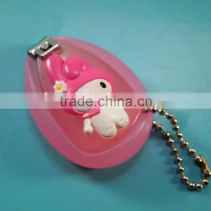 ZJQ-046 Cartoon Design Carbon Steel With Plastic Cover Baby Nail Cutter thumbnail-1