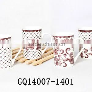 12oz High Quality Plain White Bone China Mugs With Decals for Cheap Sale thumbnail-3