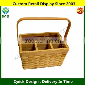 Large Bamboo Cutlery Caddy YM5-1253 thumbnail-1
