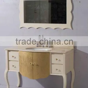 Solid Wood Bath Cabinet thumbnail-1