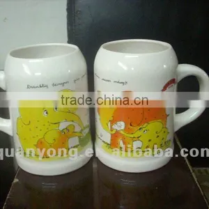 10OZ 12OZ 14OZ 16OZ Beer Mug With Decal thumbnail-1