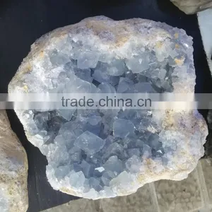 Natural Blue Calcite Crystal Geodes for Wholesale thumbnail-1