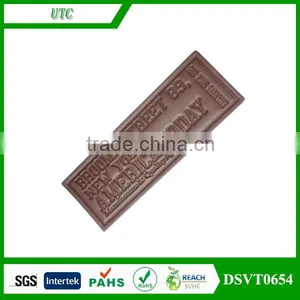 Custom Branded Triangle Genuine Leather Patches for Clothing thumbnail-1