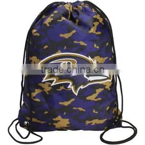 Baltimore Ravens Camo Drawstring Backpack thumbnail-1