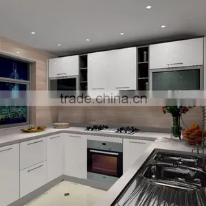 Eco-friendly Lacquer Modular Kitchen Designs thumbnail-5