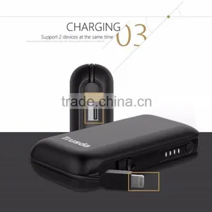 New Fashion 5200mAh Portable Power Bank With MFI Cable Built-in for I7 thumbnail-3