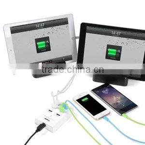 6usb Charger for Mobile Phone USB Charger Desktop AC Wall Adapter Multifunction USB Wall Charger thumbnail-1