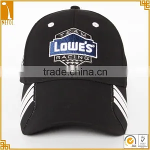 Custom Unisex 6 Panel 100% Cotton Embroidered Racing Car Baseball Cap Wholasale thumbnail-2