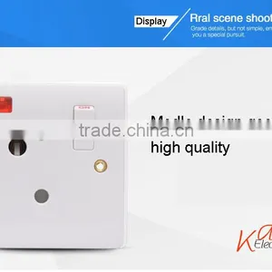 Hot Sale Round Pin Electrical Switch Socket With Neon thumbnail-2