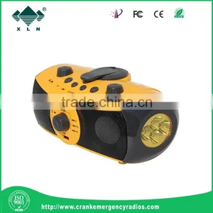 Multifunctional MP3 Music Player Hand Crank Dynamo LED Torch Flashlight Radio Factory Wholesale thumbnail-2