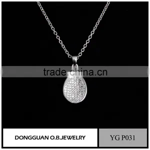 925 Sterling Silver Heart Pendant Necklace /Necklace Rose/Gold/Silver Necklaces thumbnail-1