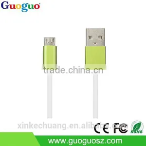 2015 New Products OEM/ ODM Colorful Round Micro USB Cable for Samsum Galaxym Lenovo, Xiaomi thumbnail-1
