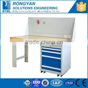 Strong Cold Rolled Steel Work Bench With Drawers/industrial Workshop Tables thumbnail-2