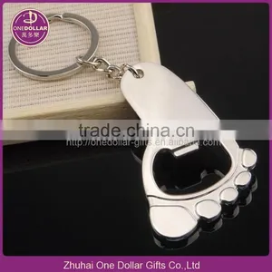 Metal Foot Funny Bottle Opner Key Chains thumbnail-2