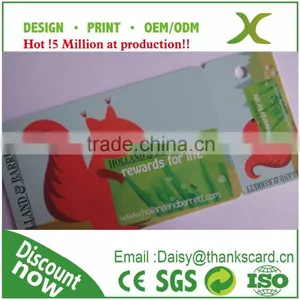 Free Design!!pvc Combo Card With Barcode Printing/ Plastic Snap-off Keychain Card thumbnail-1