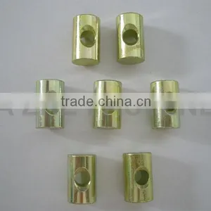 Furniture Nut Yellow Zinc Plated thumbnail-1