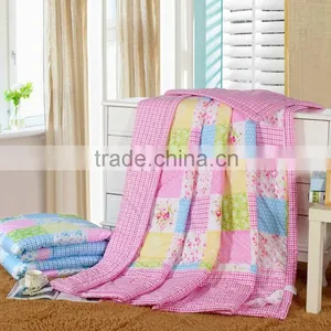 2015 Modern Bedroom Sets Wholesale Colorful Microfibre Filling Cheap Used Bed Quilts and Comforters thumbnail-1
