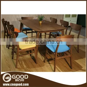Classical European Style Dining Wooden Table Set thumbnail-1