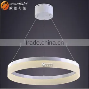 Acrylic Circle Lights Pendant Circle Chandelier Modern LED Lights OXD9019-D40+60+80W thumbnail-3