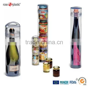 PE PVC PP Colorful Plastic Tubes Packaging With Labelling Printing Available Holiday Box HB thumbnail-6