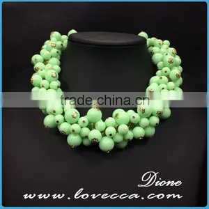 New Fashion Wholesale Women Stones Trendy Beads Necklace for Sale thumbnail-4
