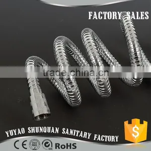 Factory Sale OEM Bellows 1/2' Nickle Plated Handheld Flexible Shower Hose thumbnail-4