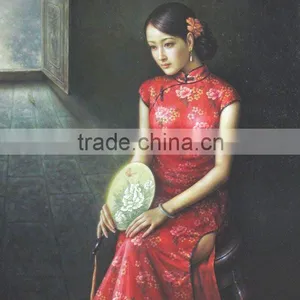 Chinese Woman Oil Painting thumbnail-1
