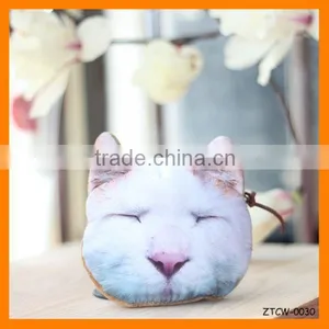 Popular Cathead Cat-people Fabrics Unisex Coin Wallet Wholesale ZTCW-0030 thumbnail-1