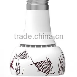 Artistic Lighting LED Ceramic Lamp ,LED Ceramic Bulb,ceramic Holder "fish Pattern" thumbnail-1