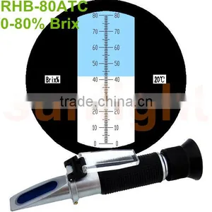 RHB-80ATC Wide-range 0-80% Brix Refractometer thumbnail-1