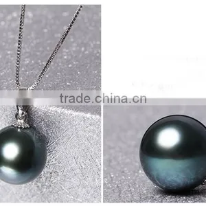 China Factory Newest Design 18K Tahitian Black Pearl Jewelry thumbnail-3