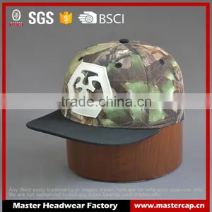 6 Panel Distressed Camo Hat thumbnail-1