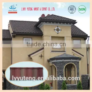 Beatiful Roof Tiles/Waterproof Roof Tile/ Stone Coated Metal Roof Tile thumbnail-2