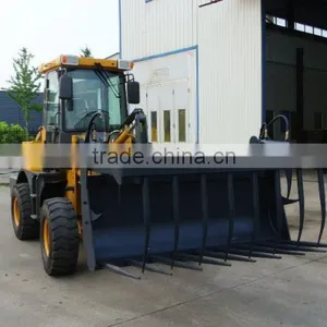 Manufacturer Articulated 1.5Ton ZL15 Mini Wheel Loaders With Various Attachments thumbnail-6