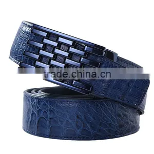 Handmade Leather Belt,fashion Leather Belt,high Quality Crocodile Belt thumbnail-1