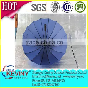 16panels Rain Umbrella With Cheap Price Manufacture by China Parasol Factory thumbnail-2