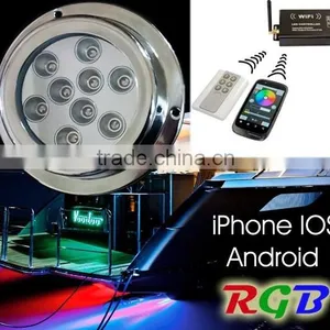 Smart Wifi for IPhone Android Control RGB Colorful Underwater Boat LED Light thumbnail-1