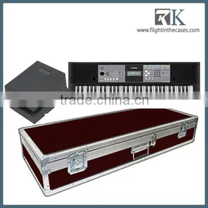 Keyboard Case 76 KEY BOARD CASE WITH ADJUSTABLE Z-LOCK FOAM AND LOW PROFILE WHEELS thumbnail-1
