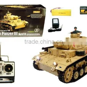 1:16th Scale Tauch Panzer III RTR R/C Airsoft Battle Tank thumbnail-1