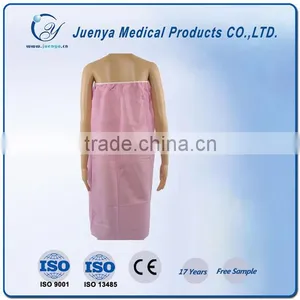 Pink Non Woven Disposable Bathrobe thumbnail-1