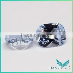 Wholesale Loose Gemstones 8x10mm Sea Blue Color 104# Cushion Shape Spinel Gemstone Semi Precious Stone thumbnail-5