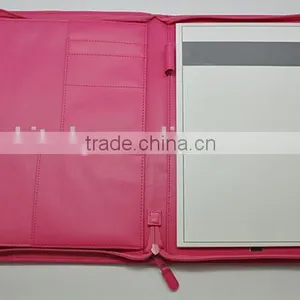 a4 Leather Notepad Holder With Pen Loop thumbnail-1
