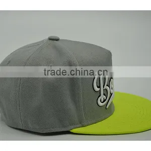 Fashion 5 Panel Snapback Cap/hat Black 3D Embroidery Baseball Cap thumbnail-5